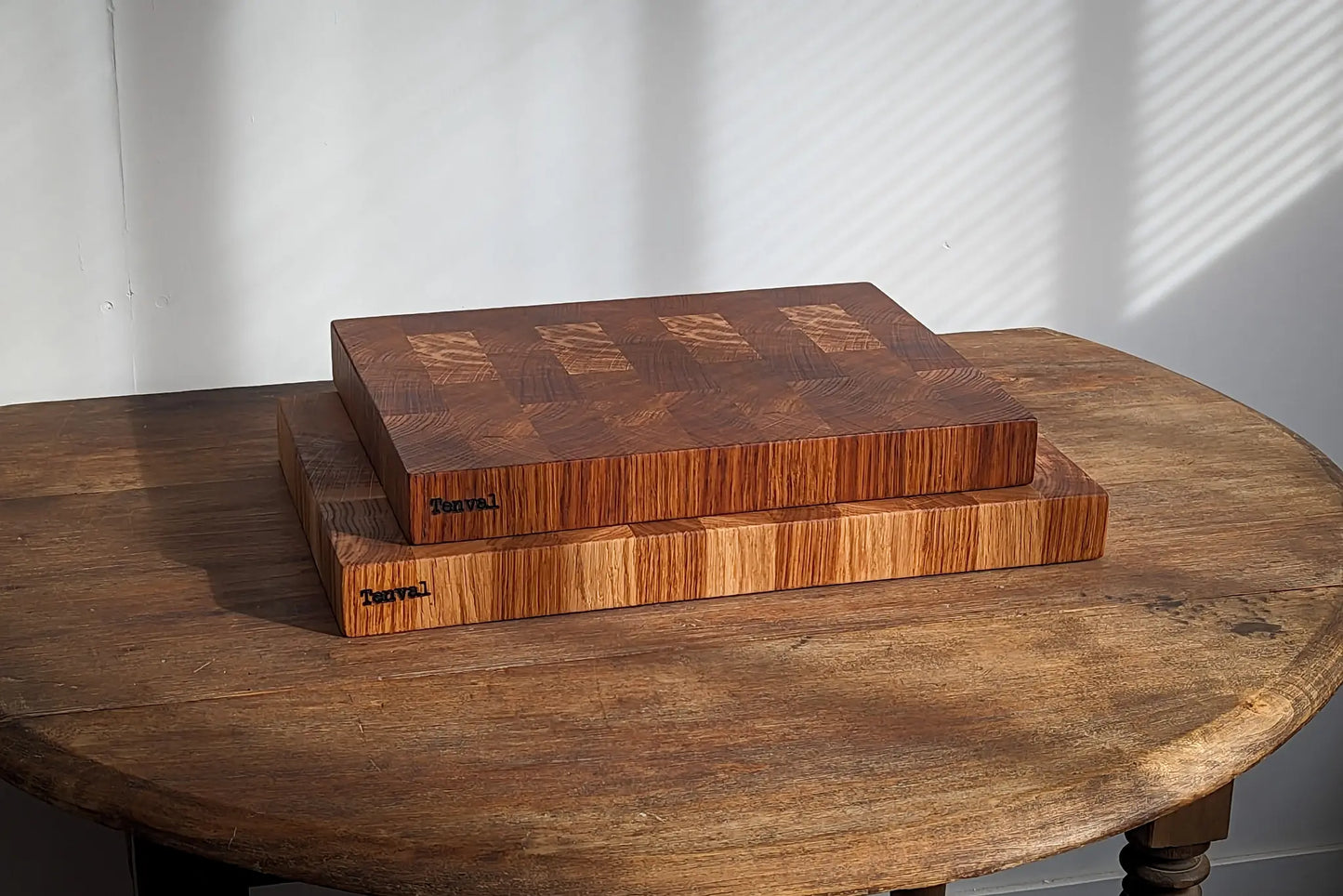 TENVAL – Oak kitchen chopping block - End grain