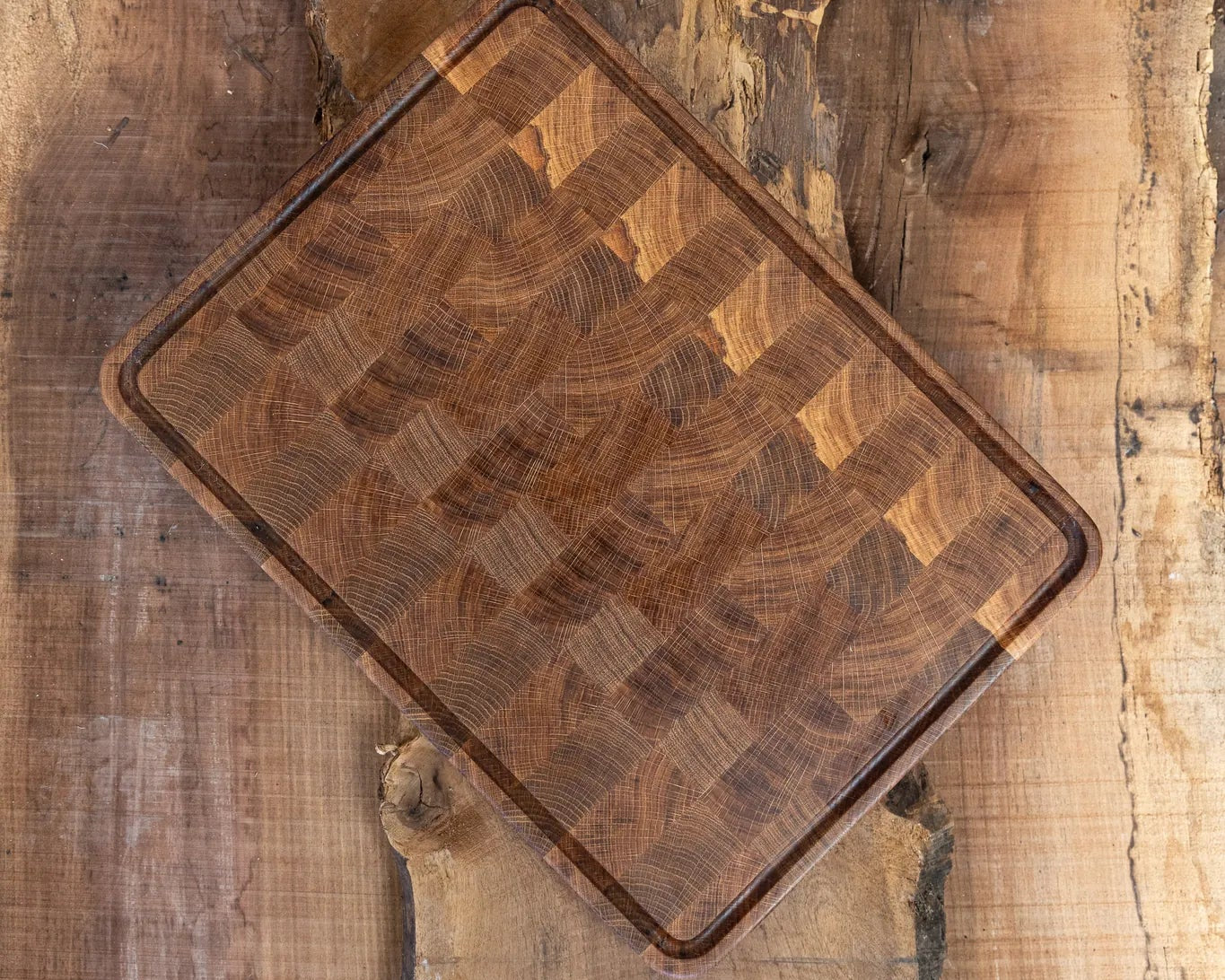 BARA – French Oak Kitchen Chopping Block | End Grain