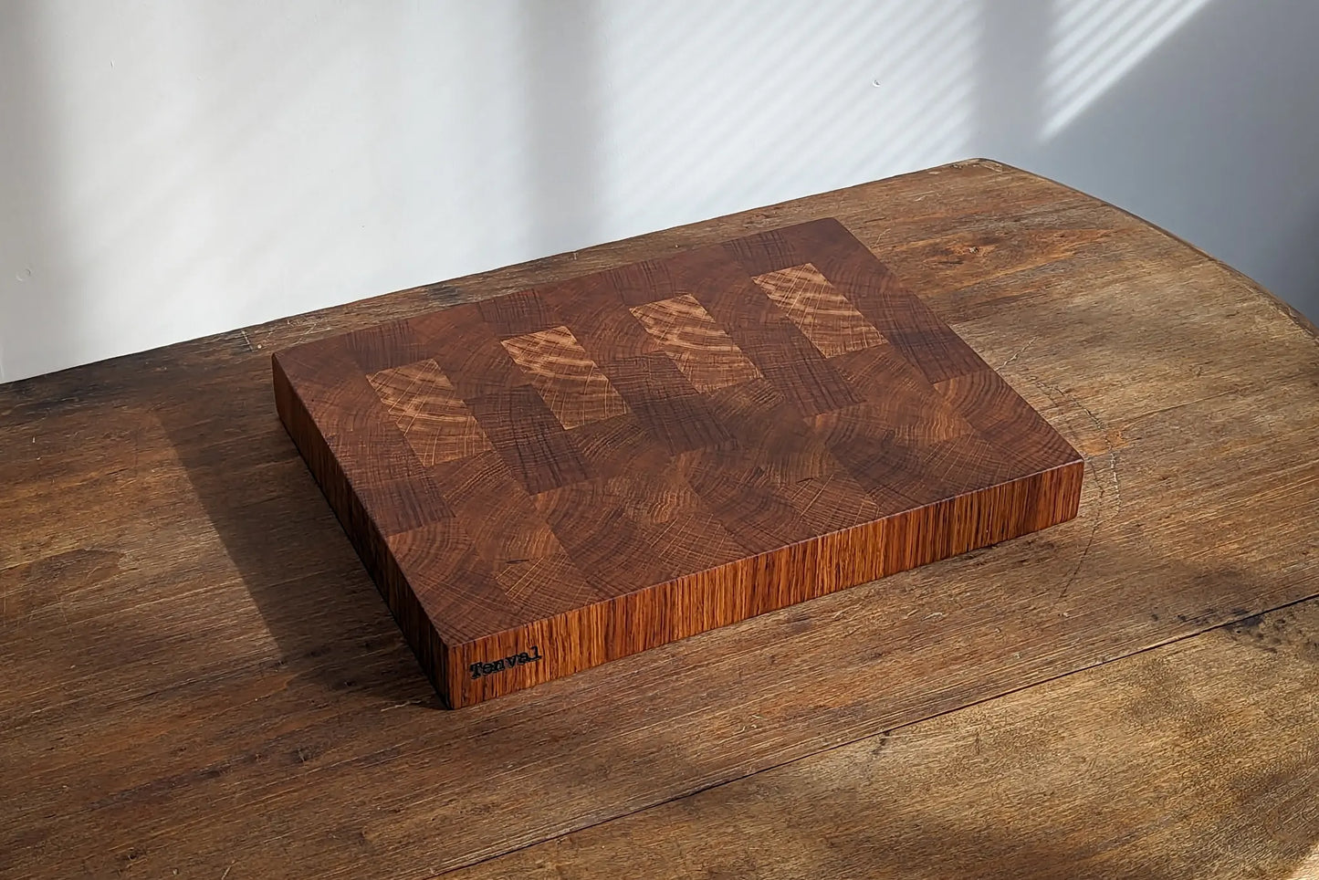 TENVAL – Oak kitchen chopping block - End grain