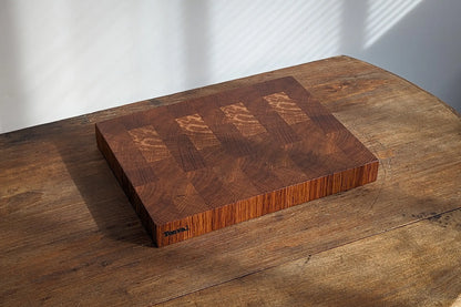 TENVAL – Oak kitchen chopping block - End grain