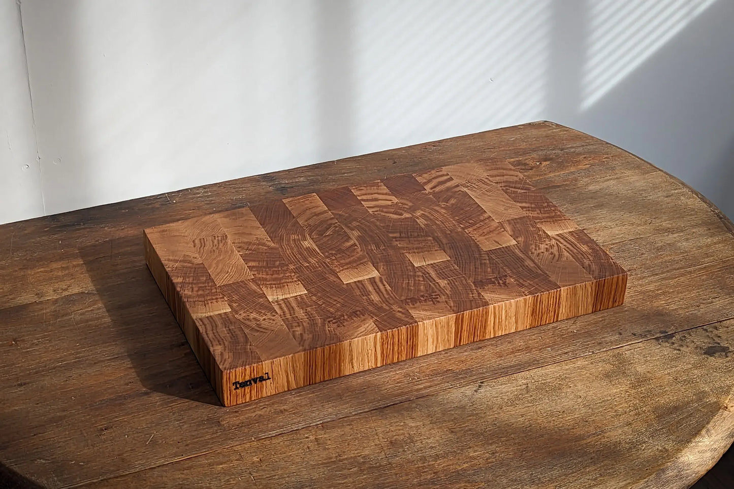 TENVAL – Oak kitchen chopping block - End grain