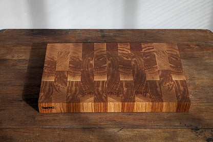 TENVAL – Oak kitchen chopping block - End grain