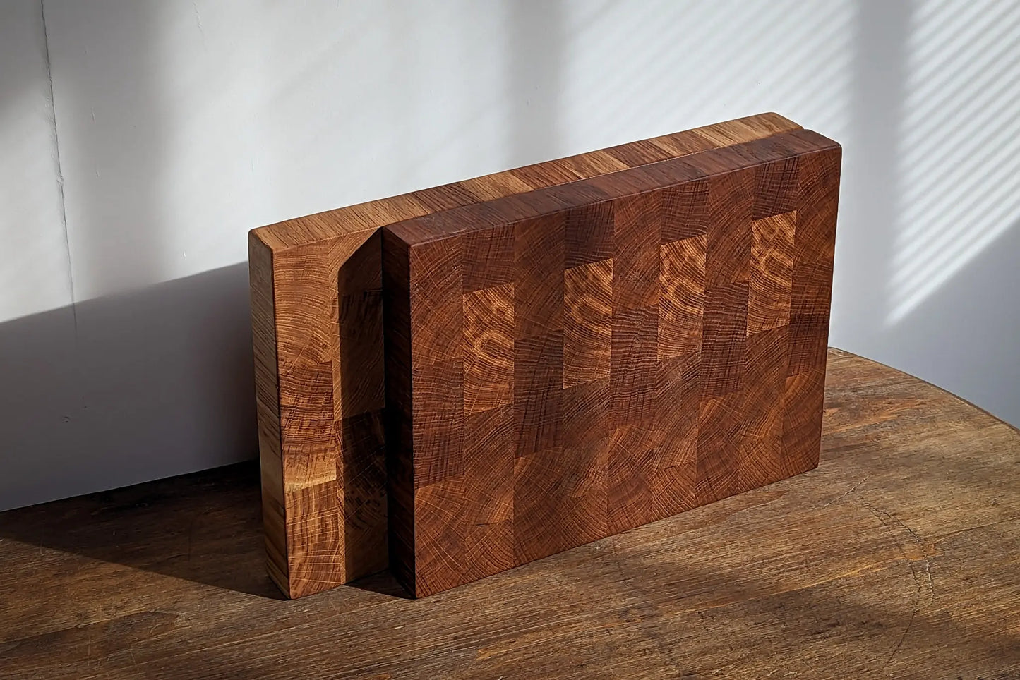 TENVAL – Oak kitchen chopping block - End grain