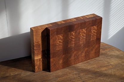 TENVAL – Oak kitchen chopping block - End grain