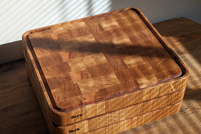 BARA – French Oak Kitchen Chopping Block | End Grain