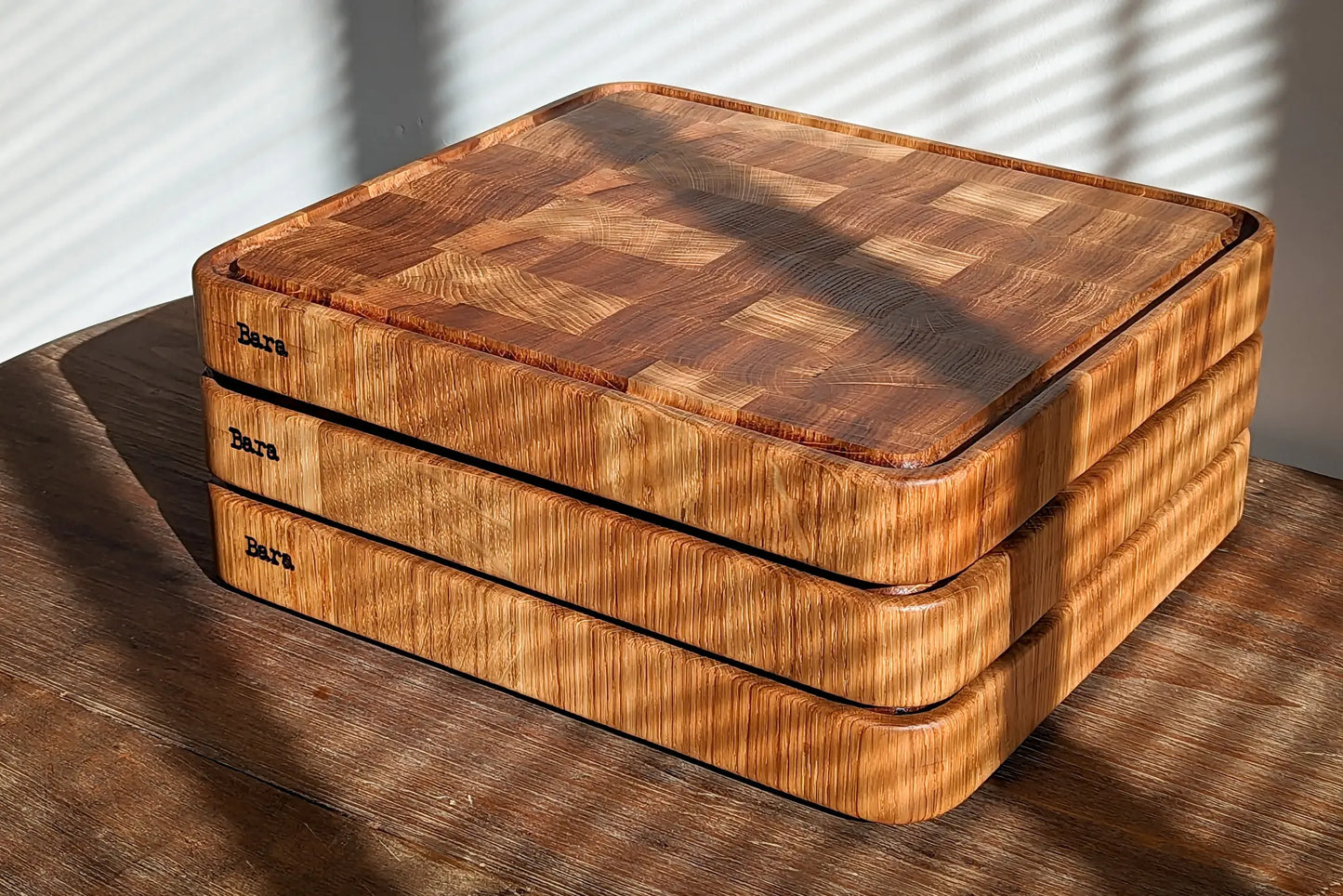 BARA – French Oak Kitchen Chopping Block | End Grain