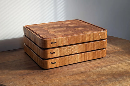 BARA – French Oak Kitchen Chopping Block | End Grain
