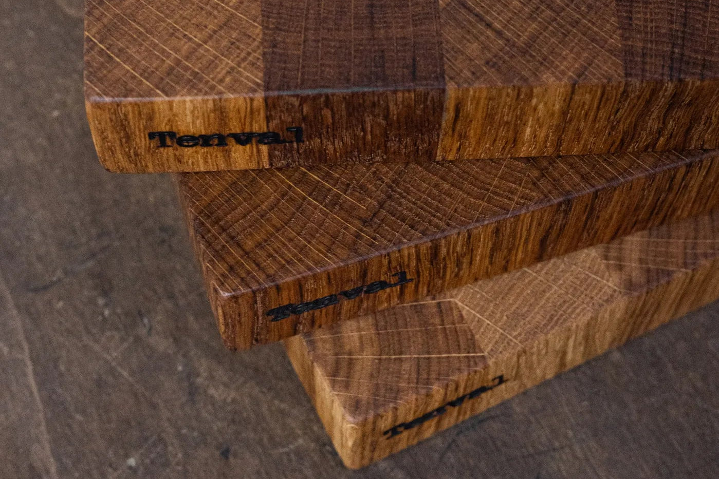 TENVAL – Oak kitchen chopping block - End grain